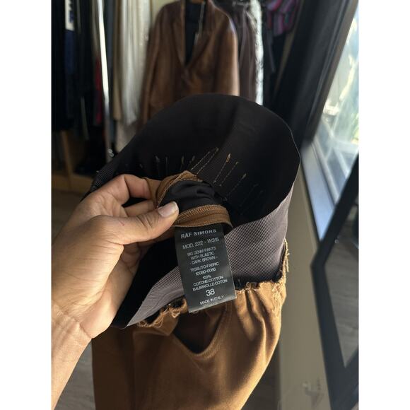 Gathered elastic cinch waist baggy denim - Picture 4 of 7